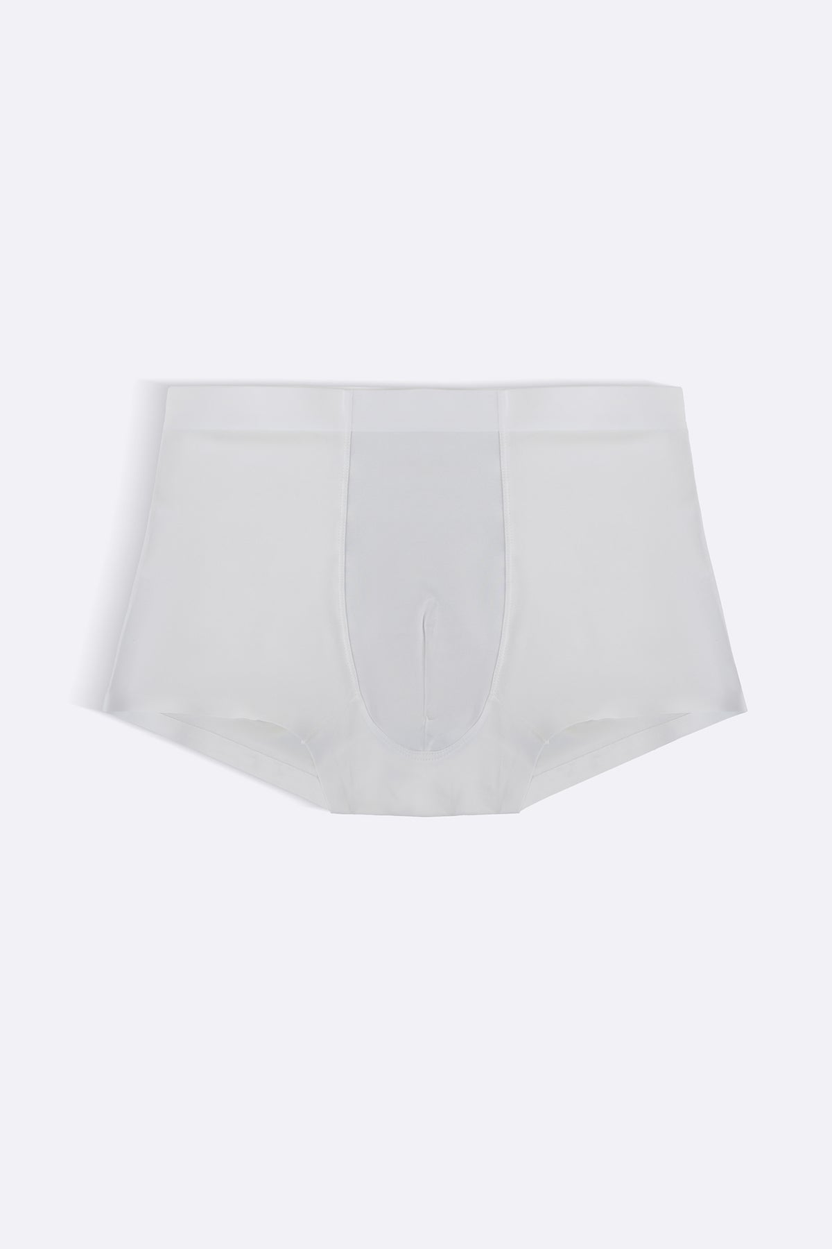 WHITE SEAMLESS BOXERS