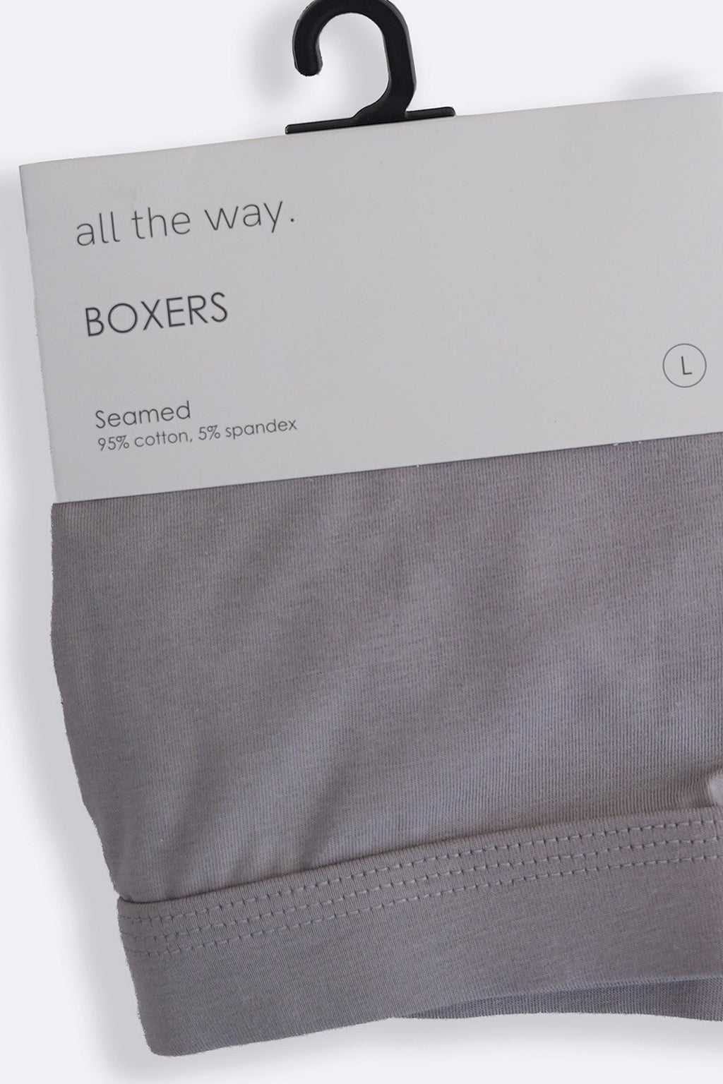 GREY ESSENTIAL BOXERS
