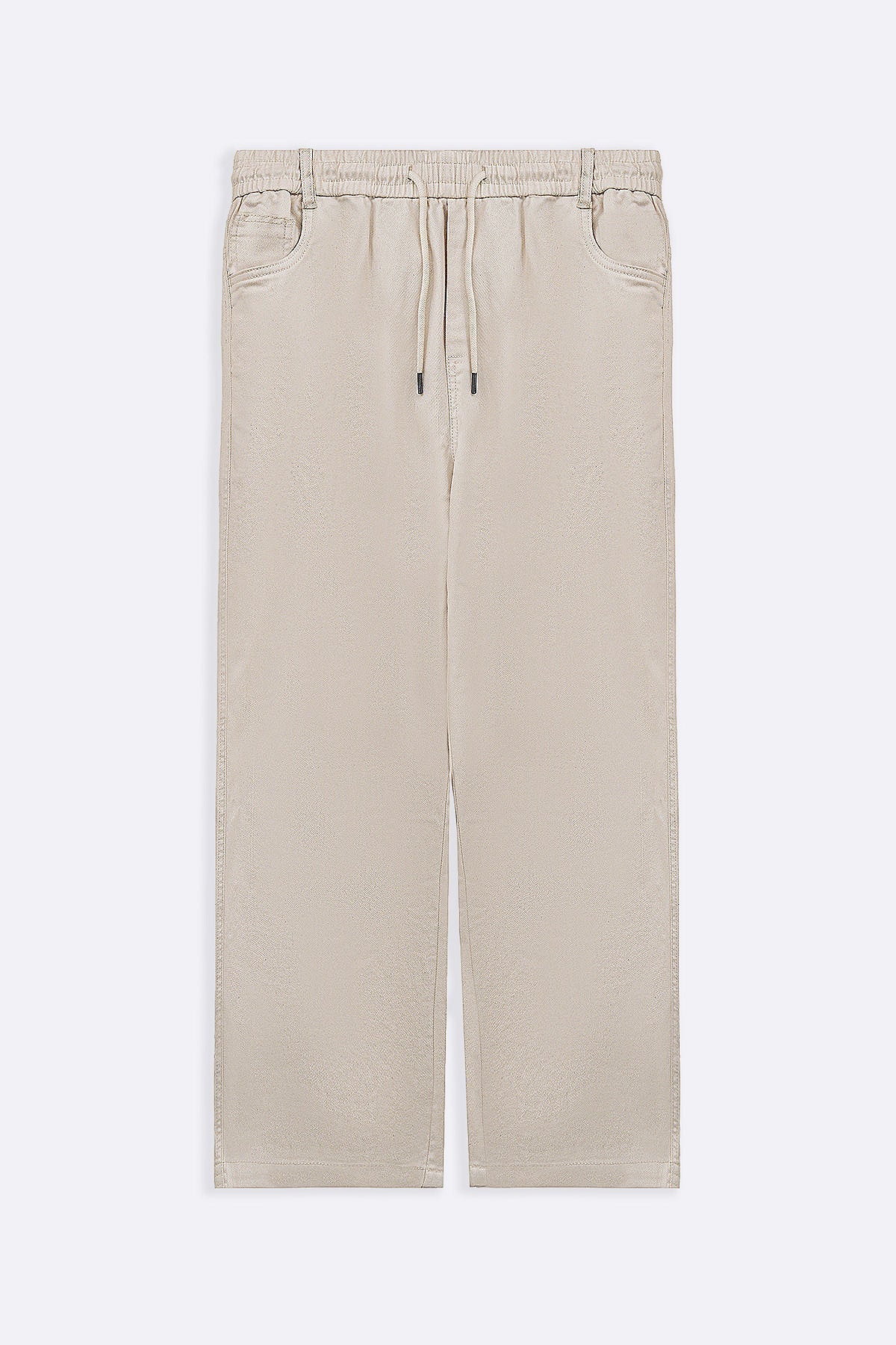 ECRU RELAXED TWILL PANTS