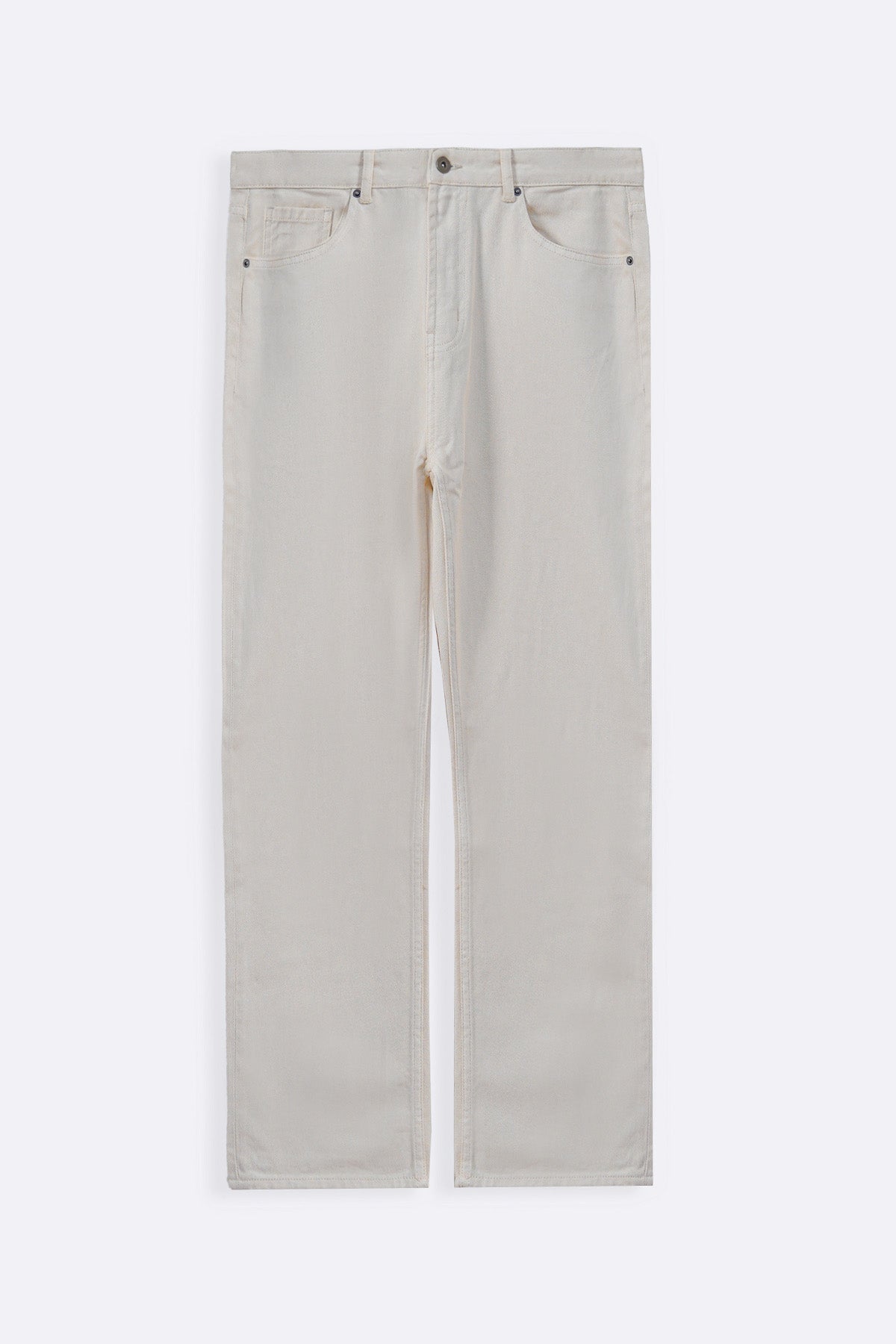 ECRU TWILL JEANS