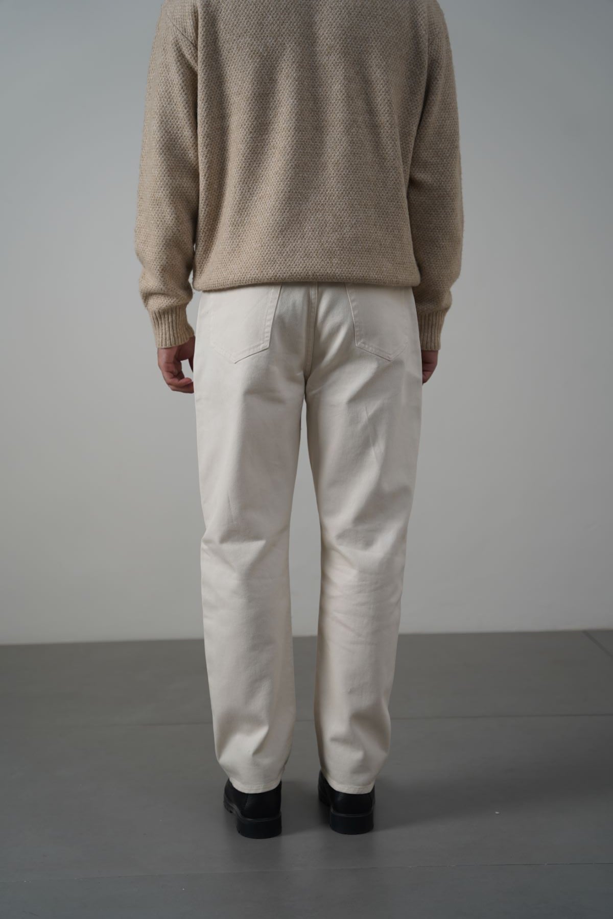 ECRU TWILL JEANS