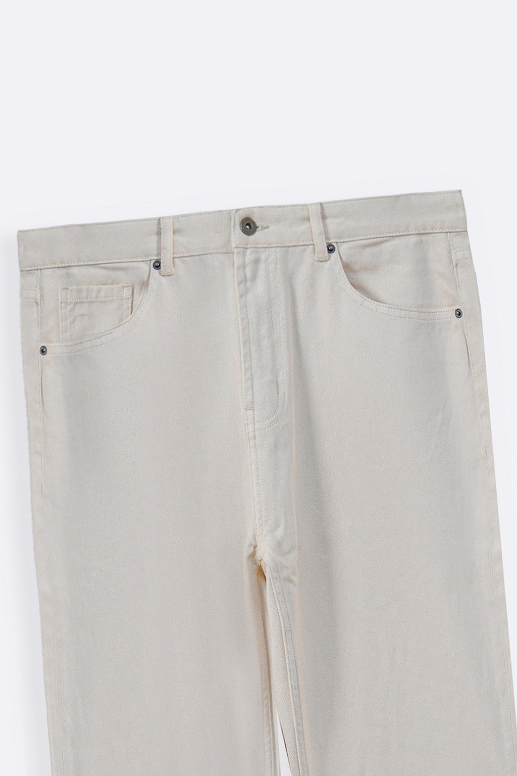 ECRU TWILL JEANS