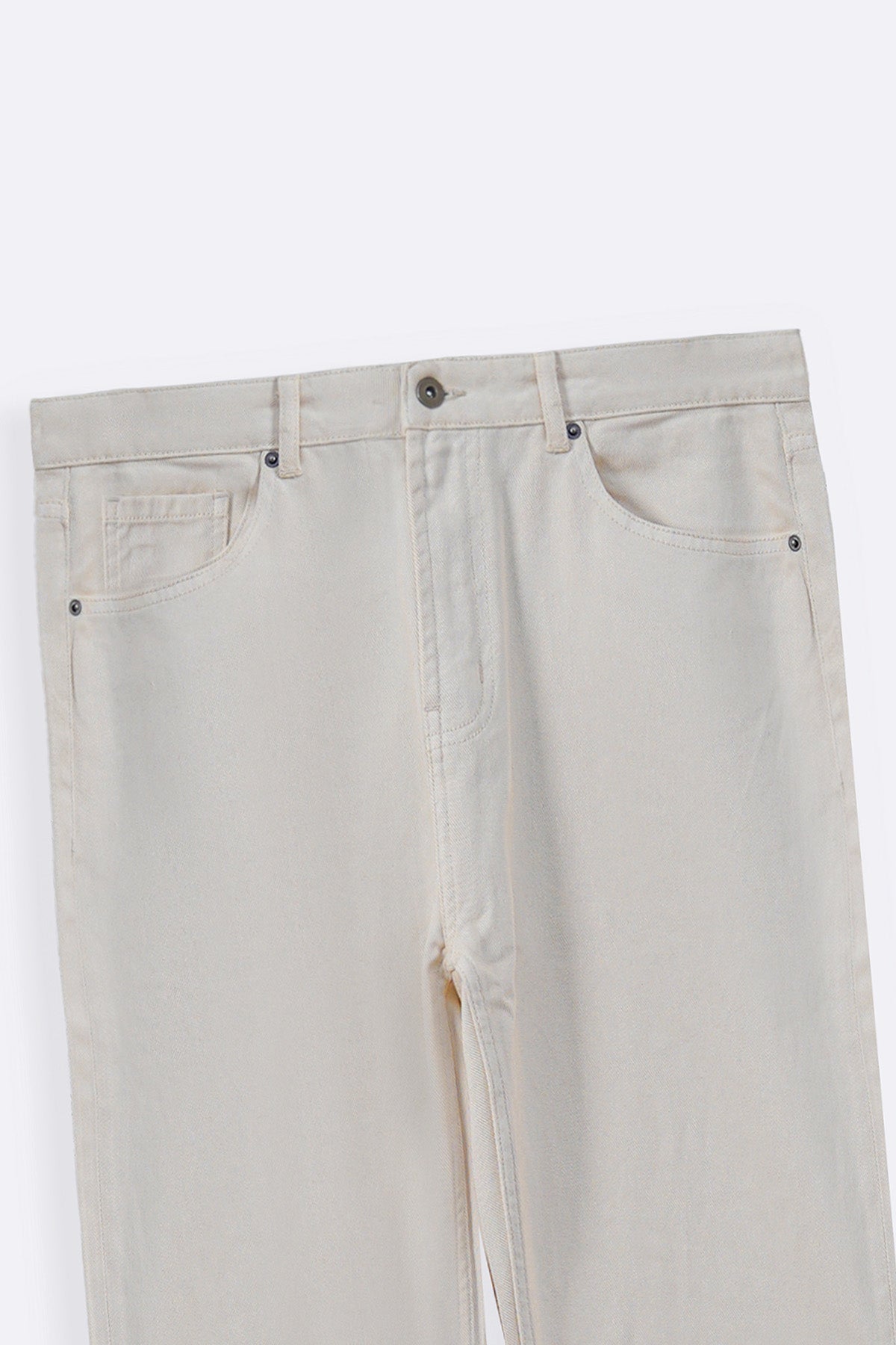 ECRU TWILL JEANS