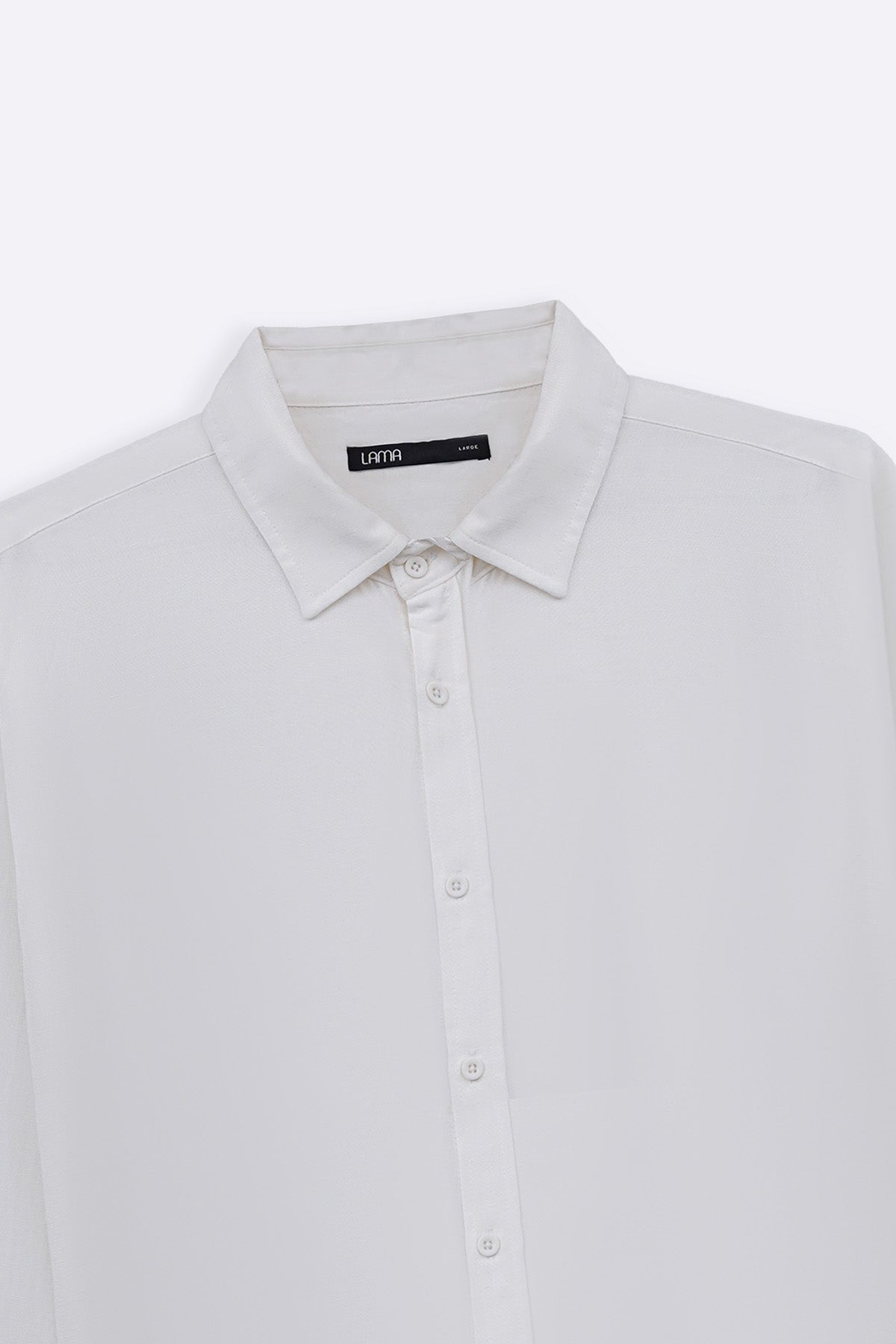WHITE OVERSIZED LINEN SHIRT