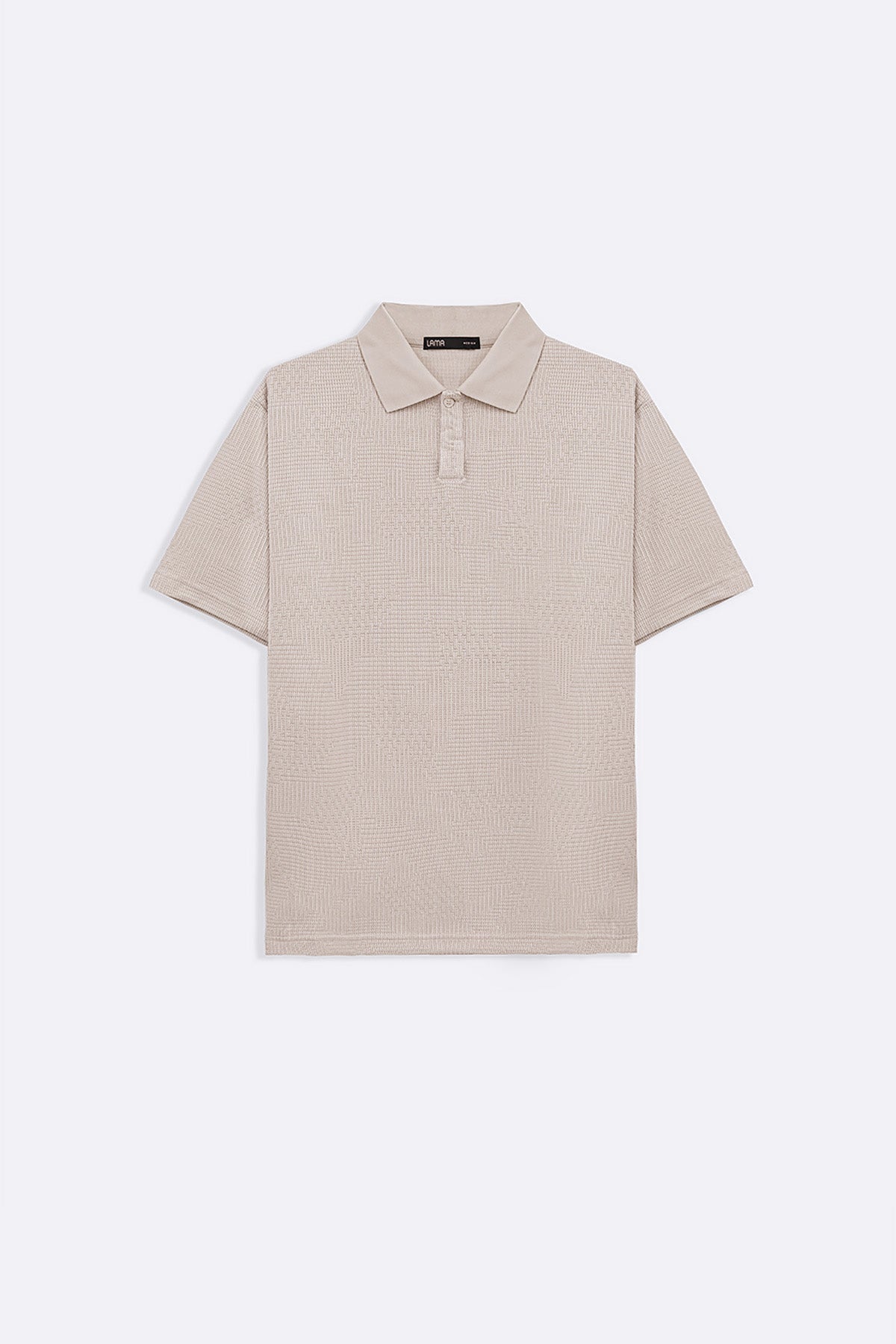 BEIGE MATRIX POLO