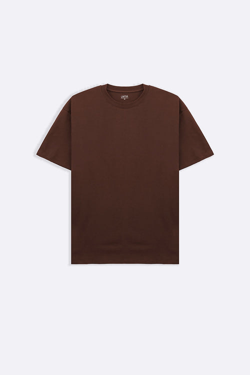 BROWN CLASSIC COTTON TEE