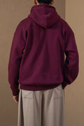 BURGUNDY CLASSIC OVERSIZED HOODIE