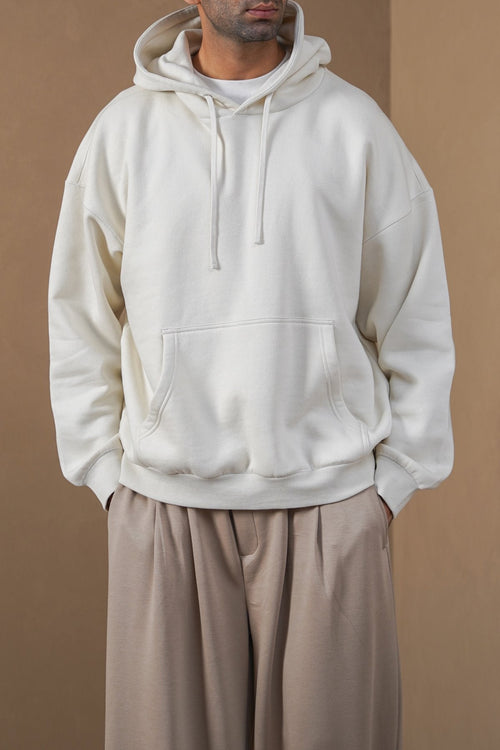 IVORY CLASSIC OVERSIZED HOODIE