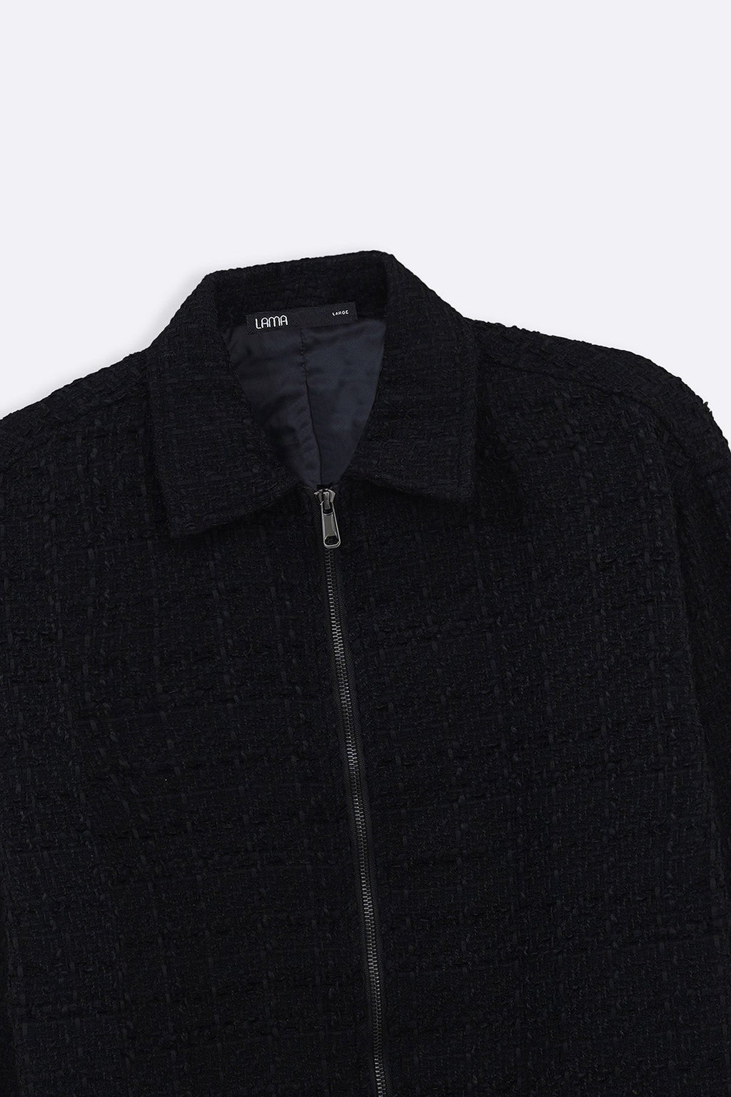BLACK BOUCLE JACKET