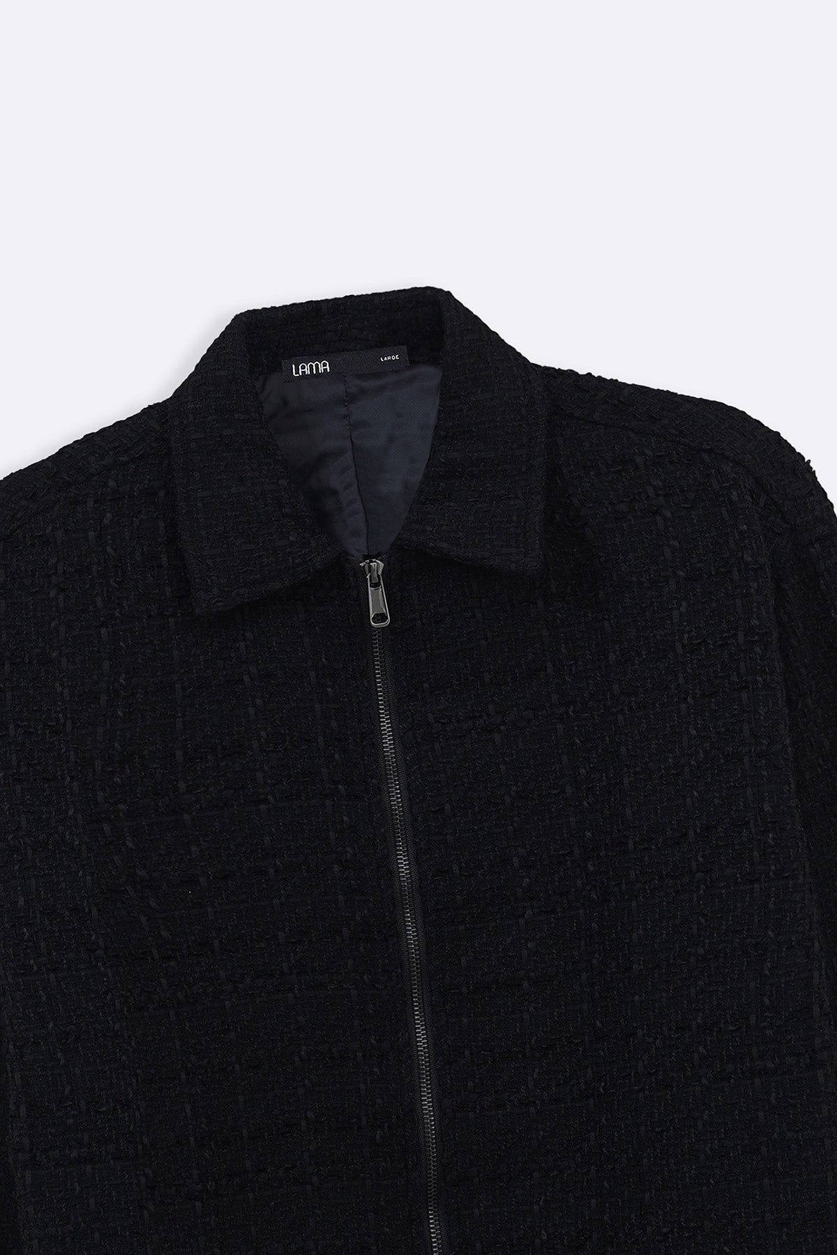 BLACK BOUCLE JACKET