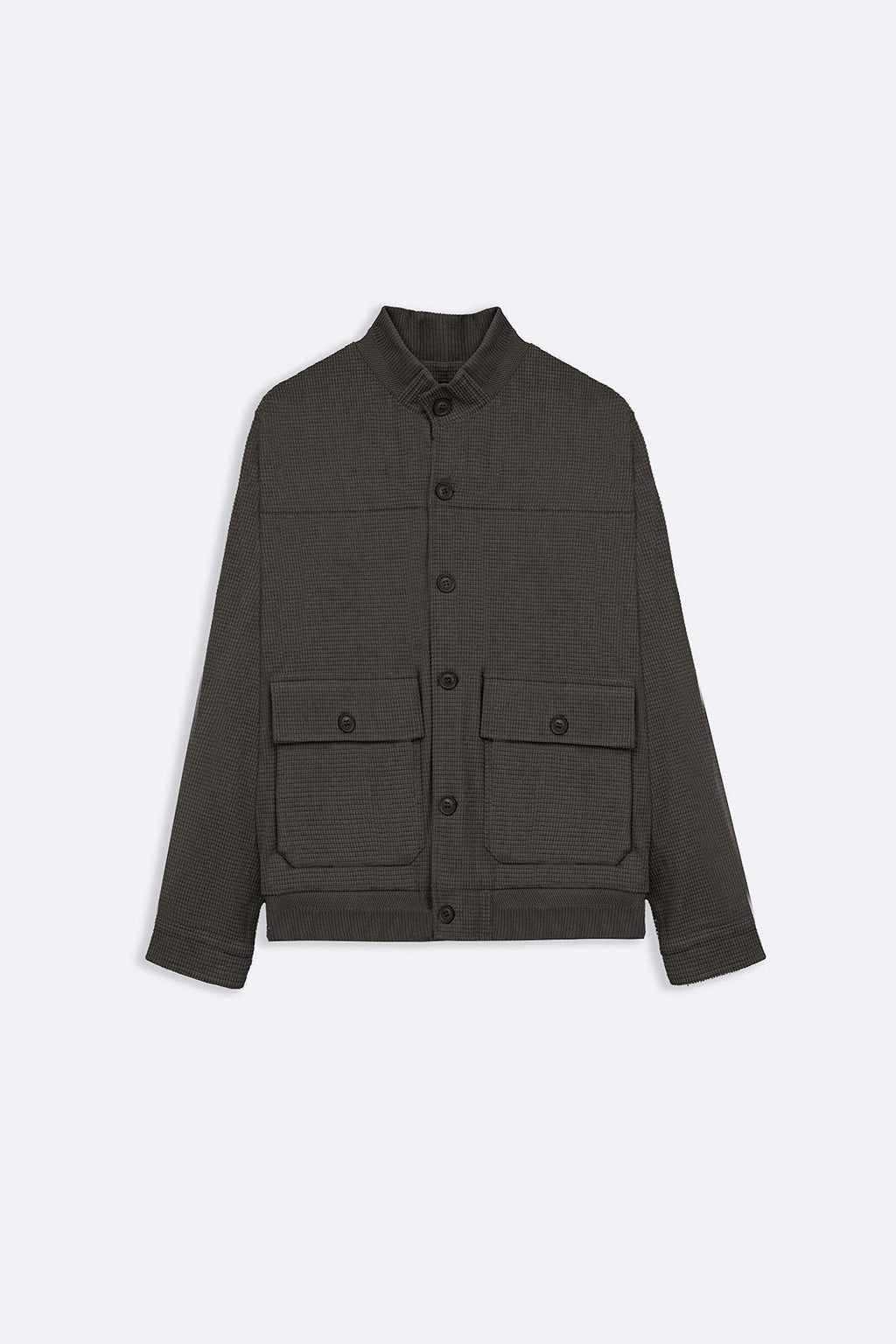 COFFEE CORDUROY HARRINGTON JACKET