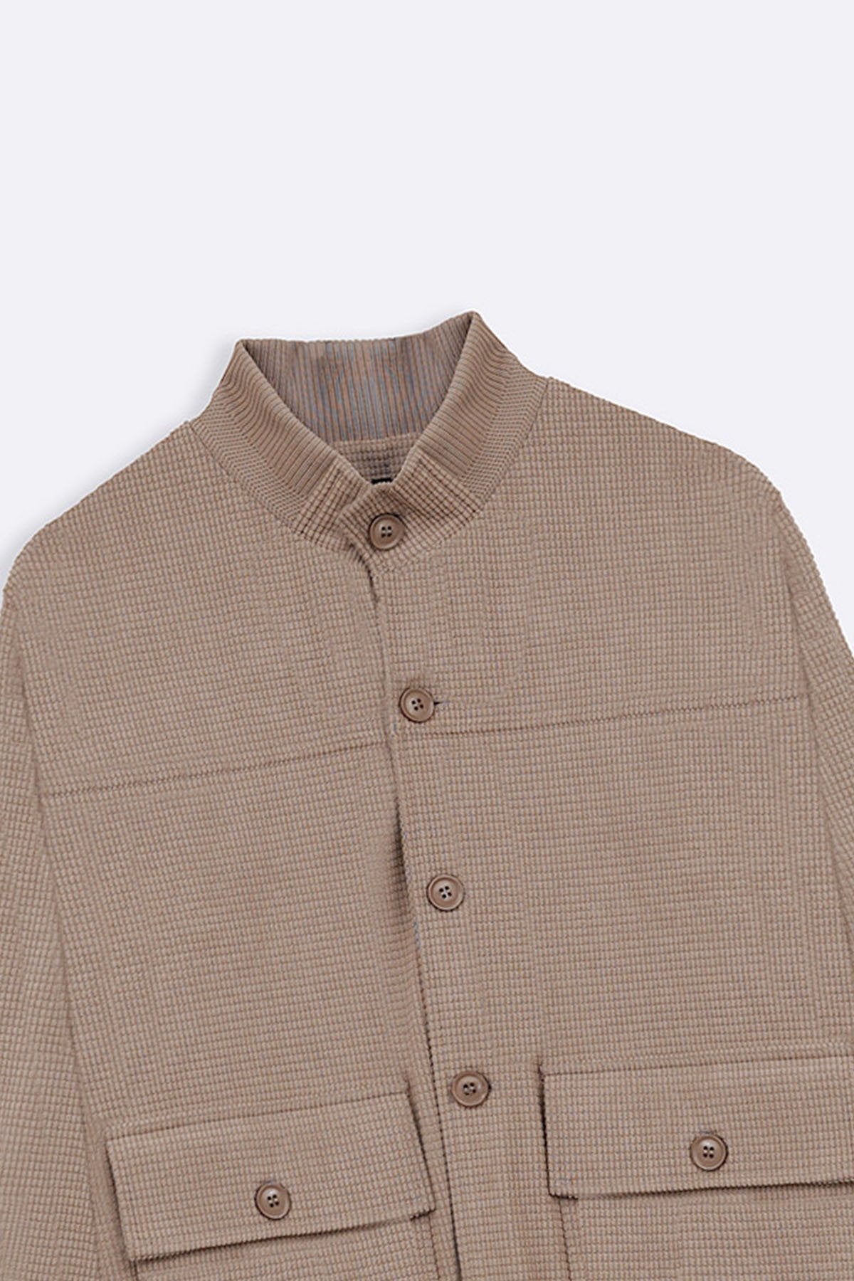 SAND CORDUROY HARRINGTON JACKET