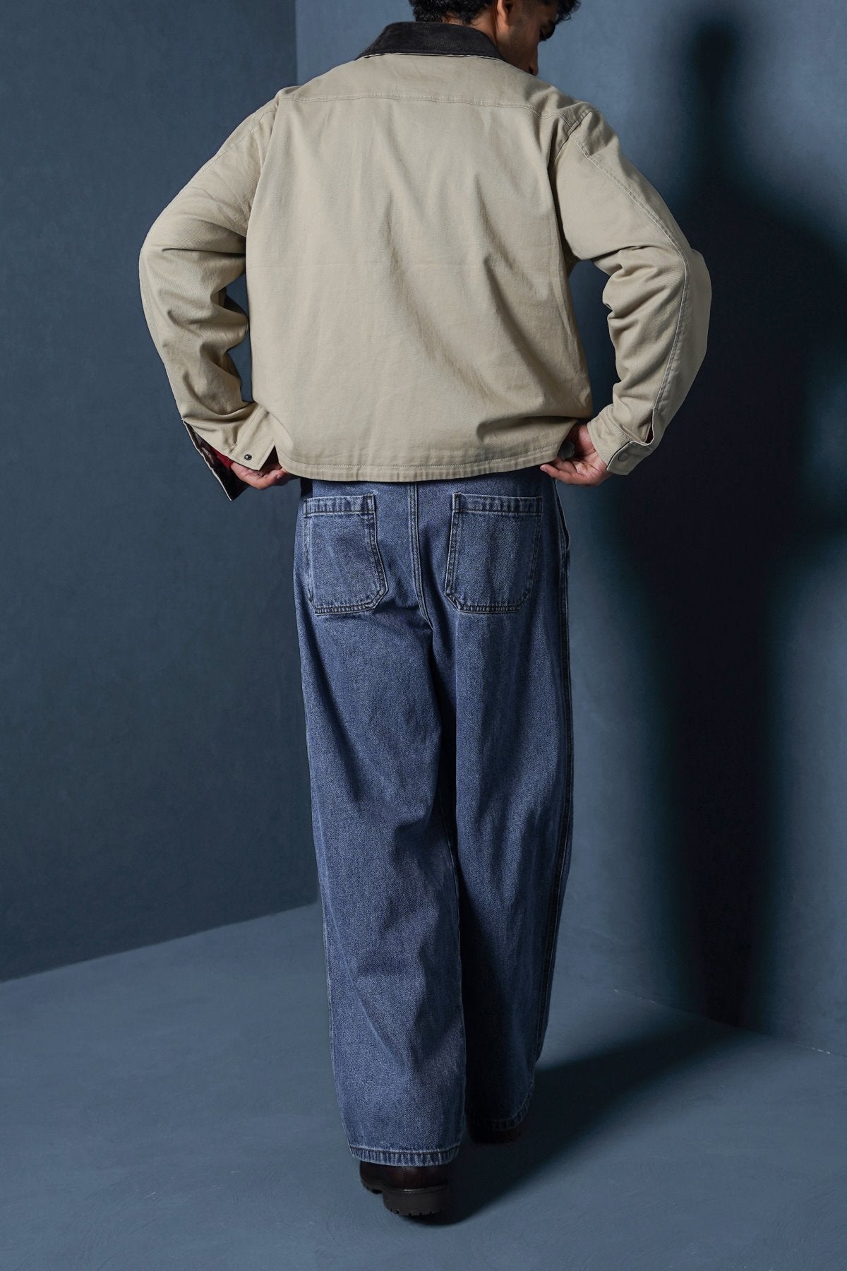 BEIGE UTILITY JACEKT