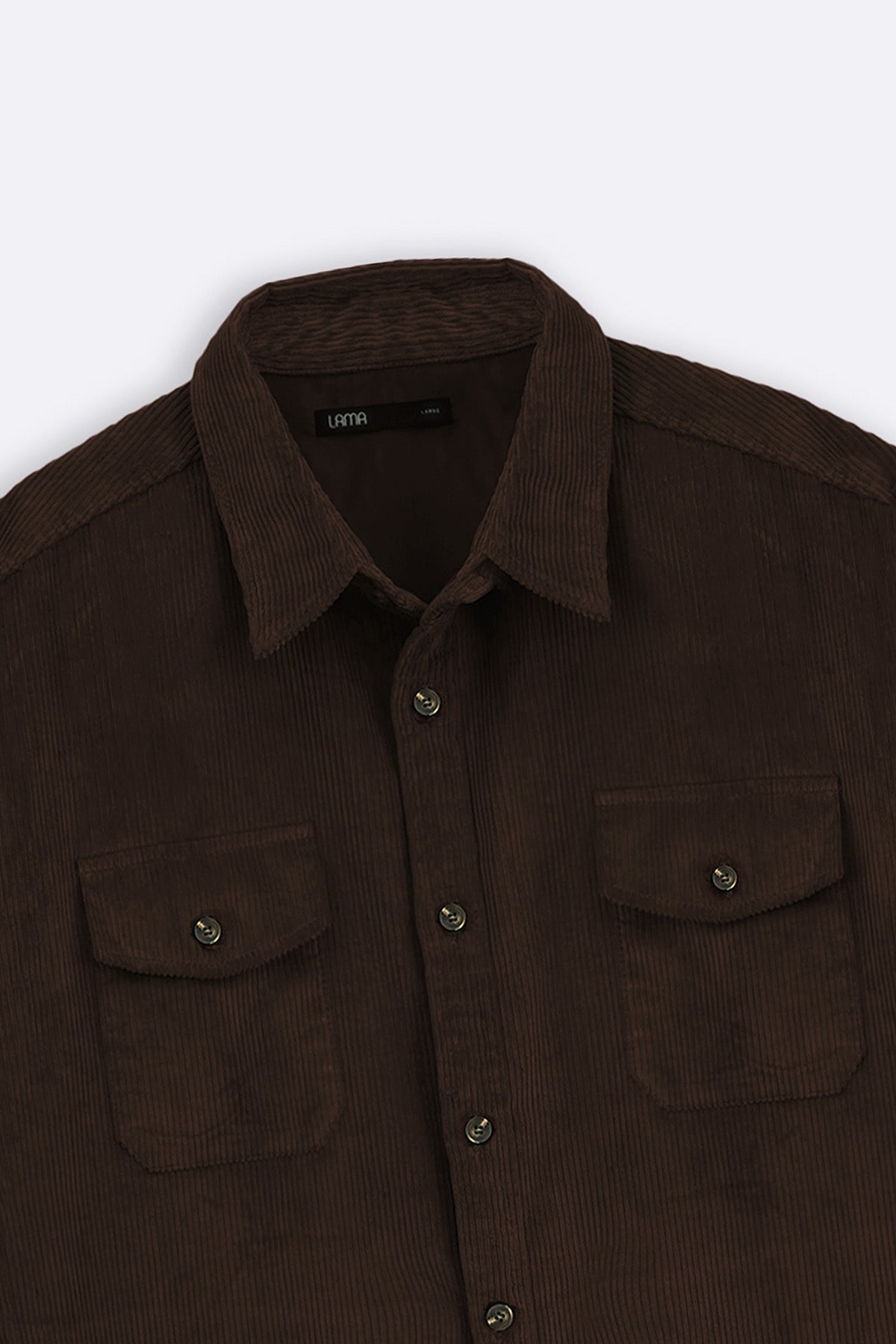 COFFEE CORDUROY SHACKET