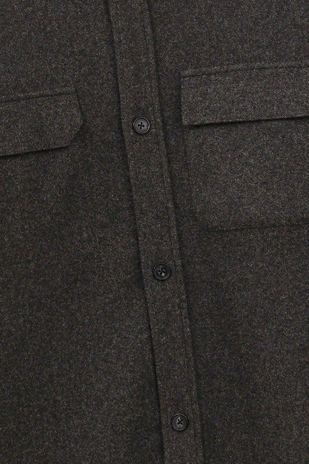 GREY FLANNEL OVERSHIRT