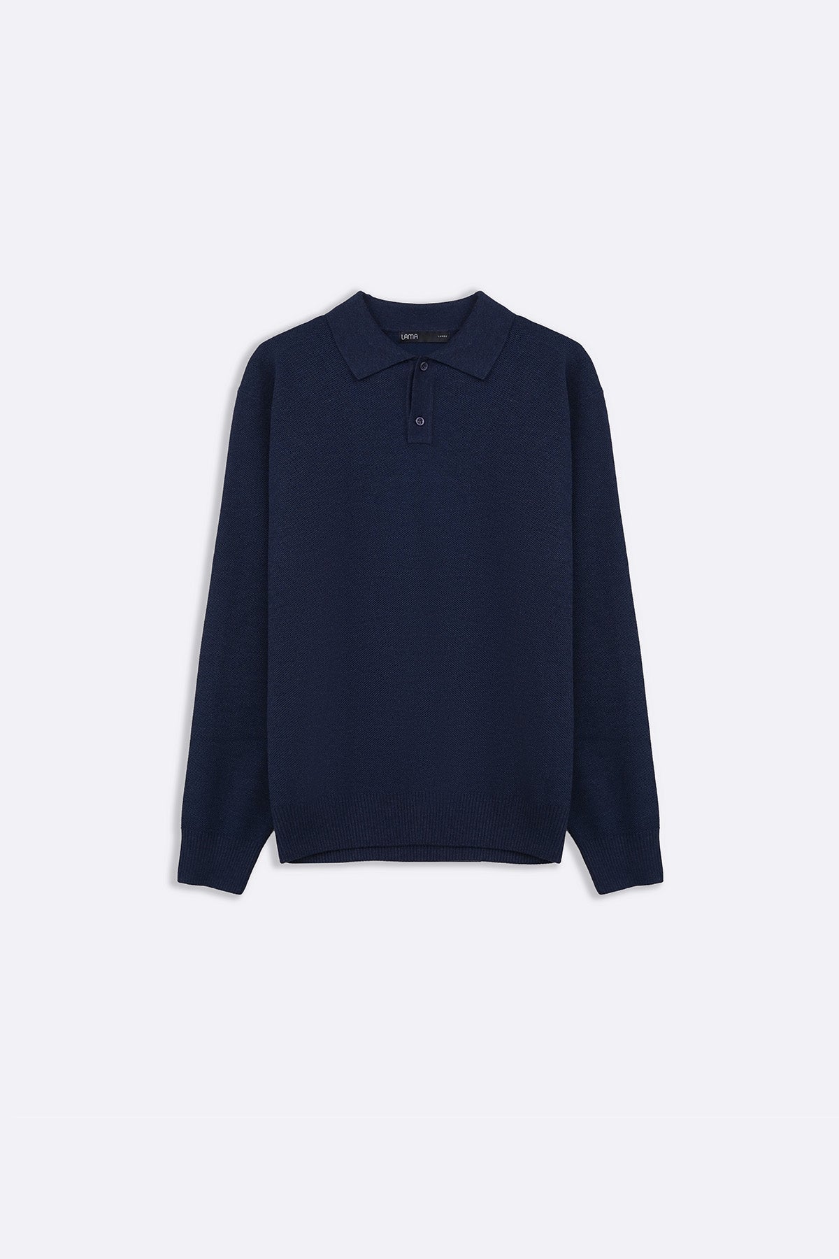 NAVY ACADEMY POLO SWEATER