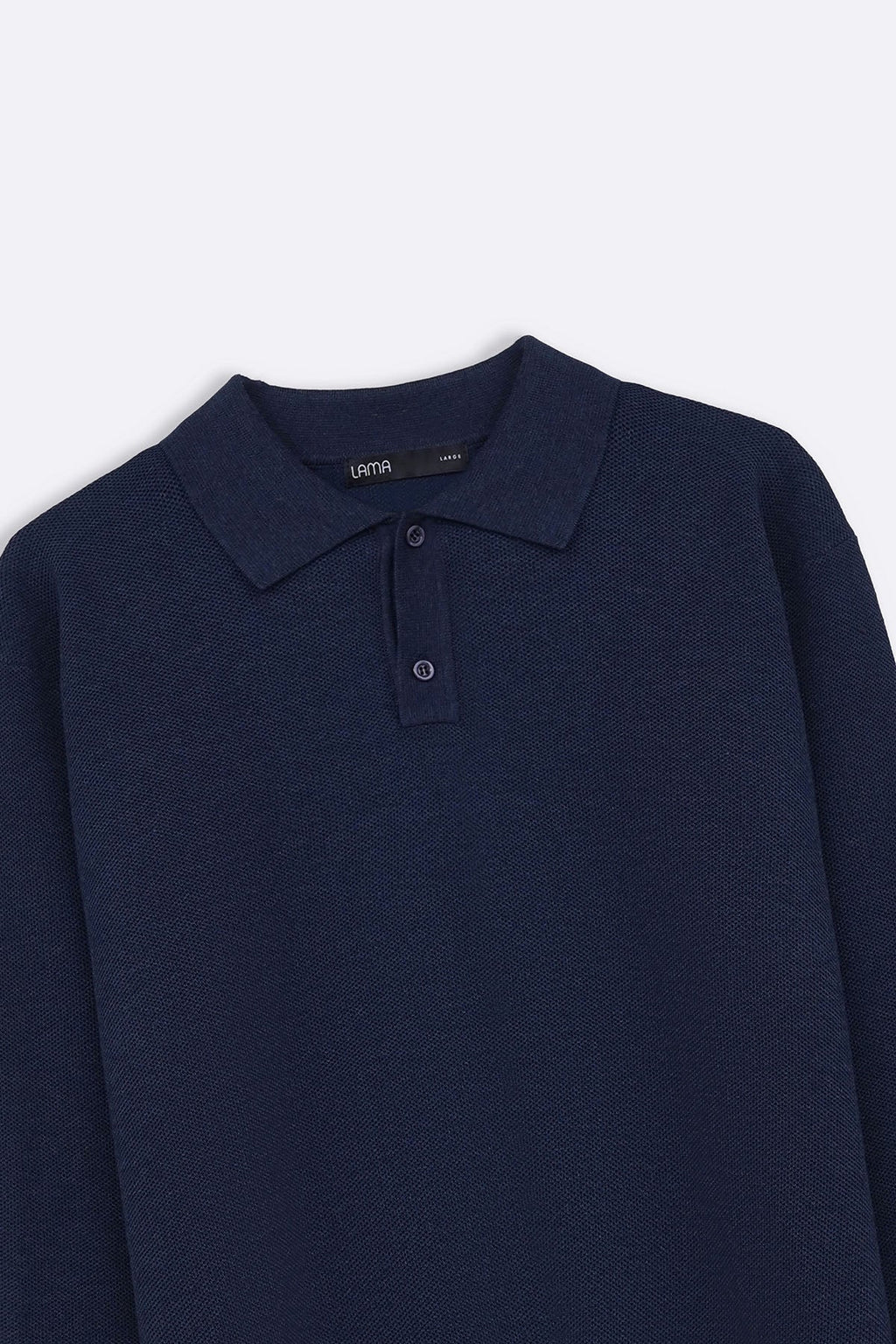 NAVY ACADEMY POLO SWEATER