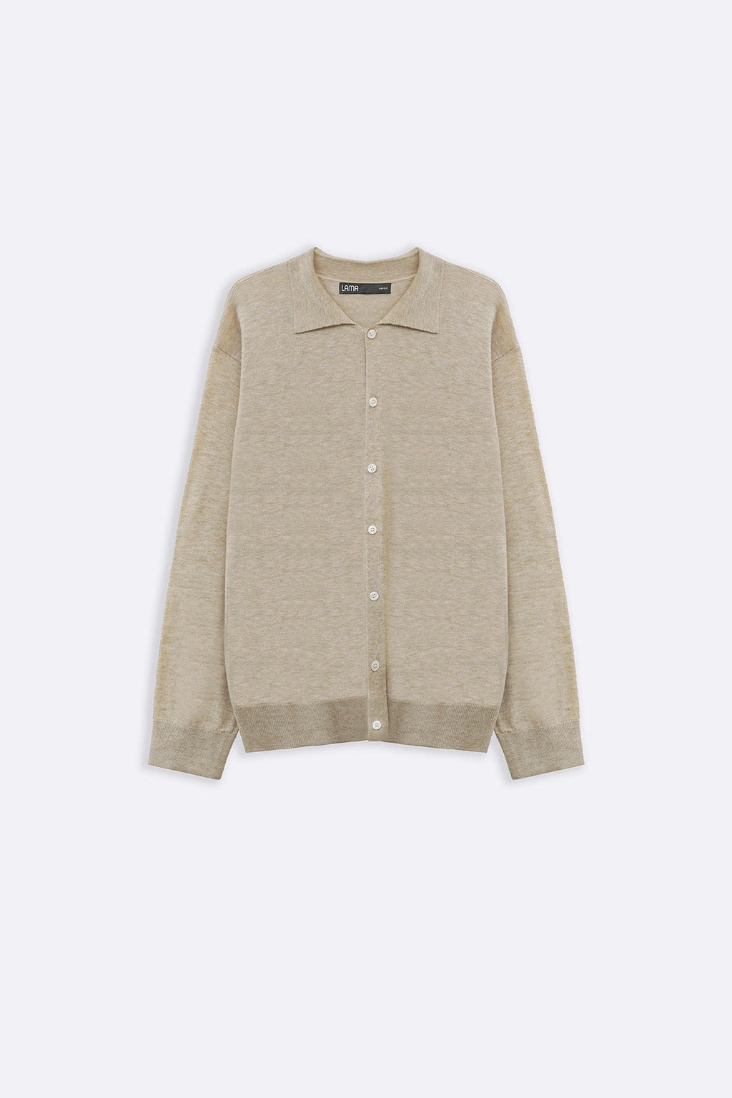 BEIGE CLASSIC CARDIGAN
