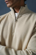 BEIGE TEXTURED JUMPER