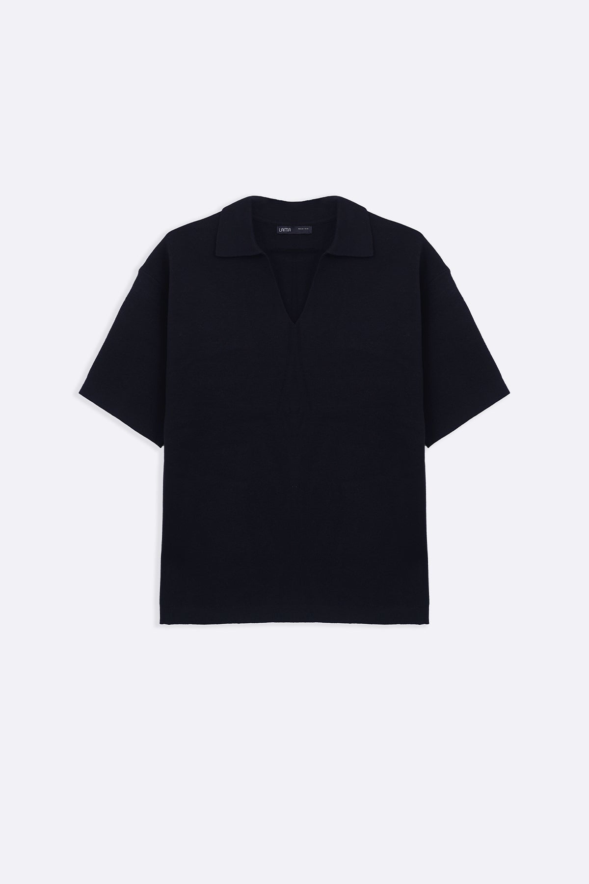 BLACK HALF SLEEVES SWEATER