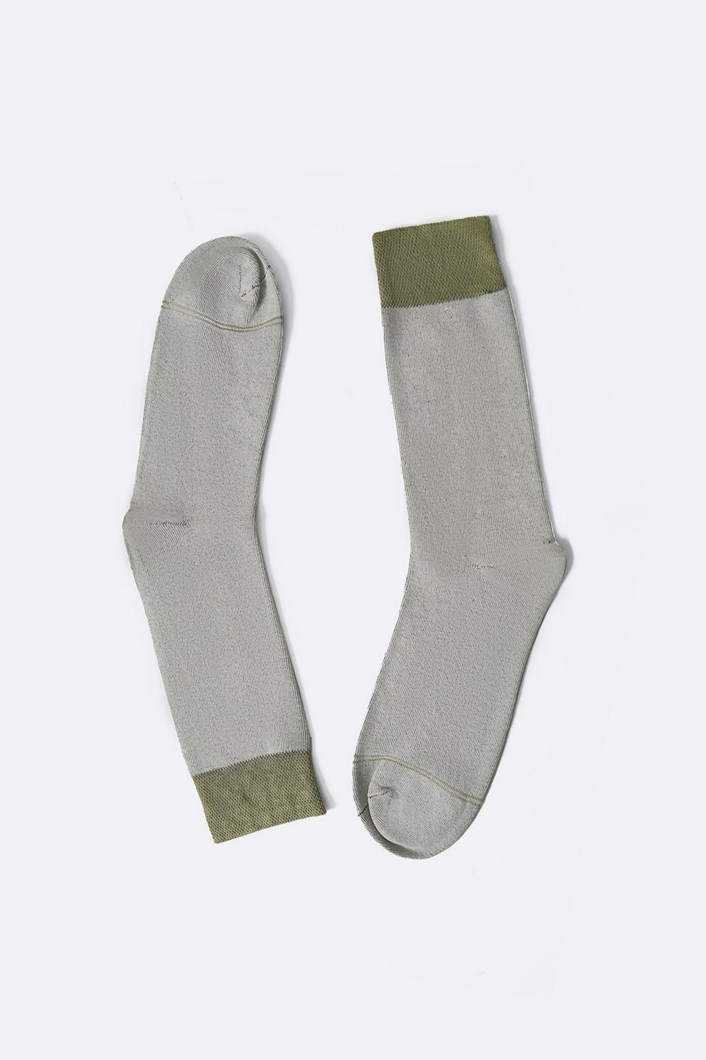 OLIVE MUSTARD 2-PACK CREW SOCKS