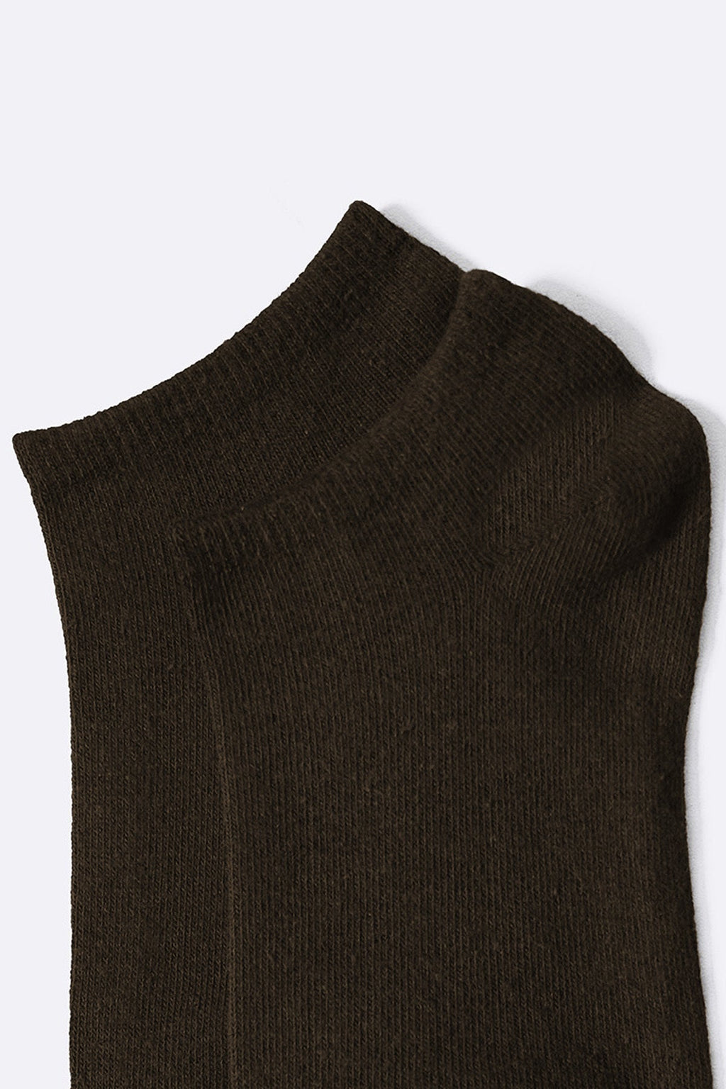 BROWN COTTON SNEAKER SOCKS
