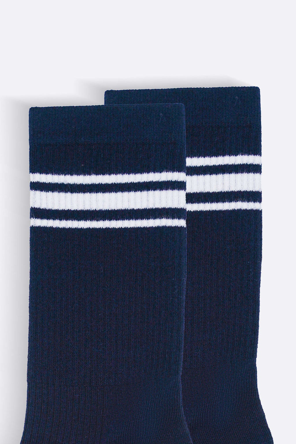 NAVY COTTON BLEND SOCKS