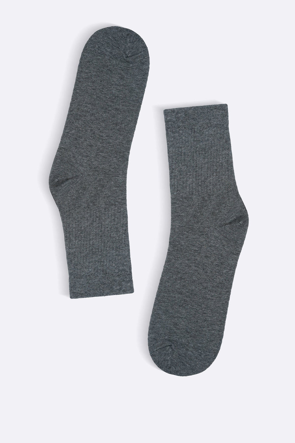 GREY COTTON ANKLE SOCKS