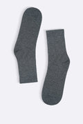 GREY COTTON ANKLE SOCKS