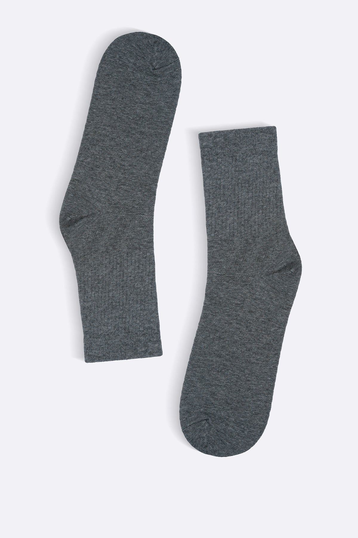 GREY COTTON ANKLE SOCKS