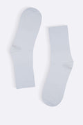 WHITE COTTON ANKLE SOCKS