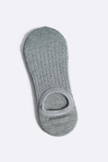 LIGHT GREY NO SHOW SOCKS