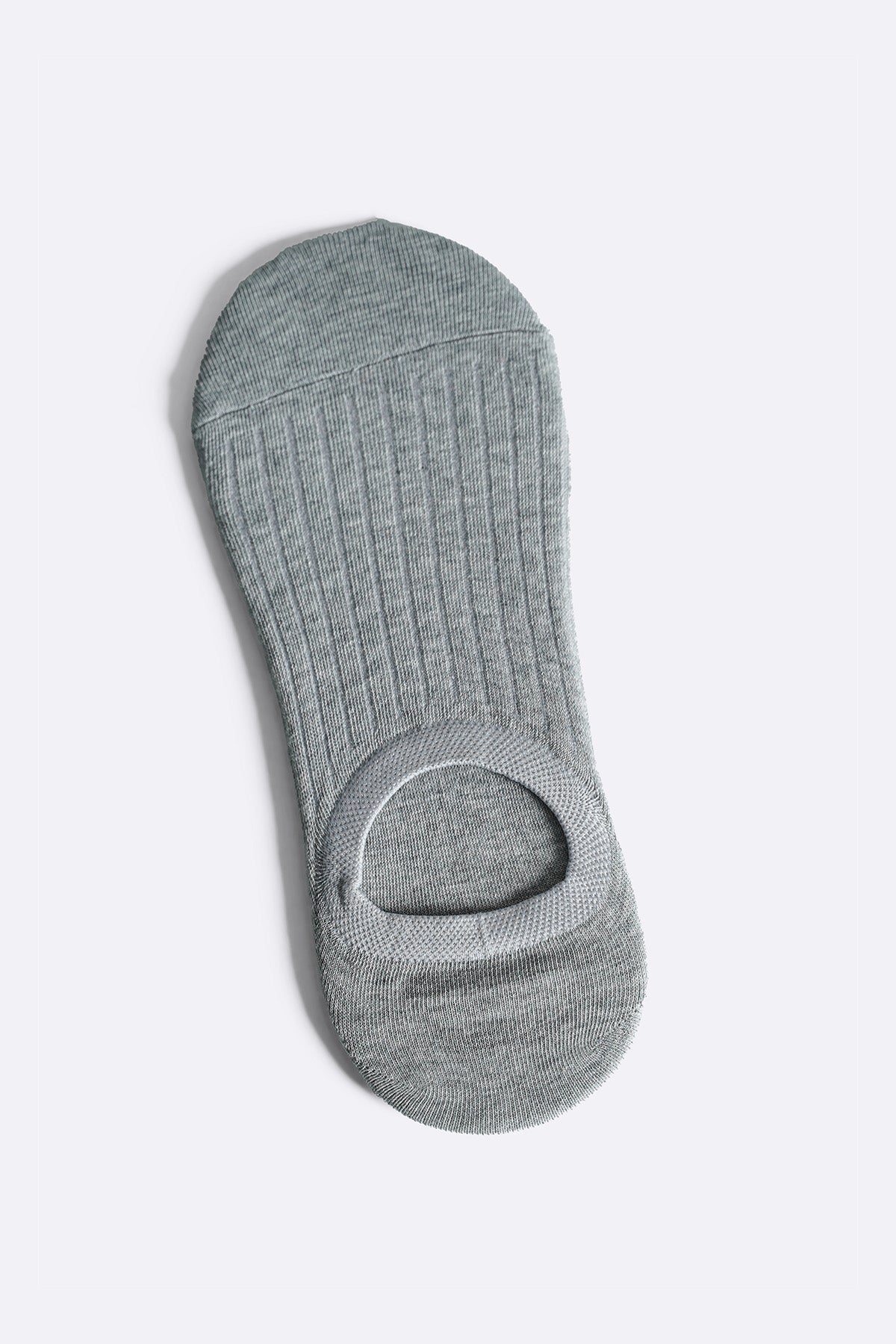 LIGHT GREY NO SHOW SOCKS