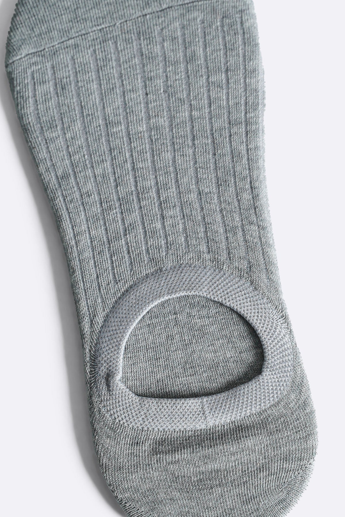LIGHT GREY NO SHOW SOCKS
