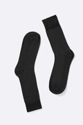 BLACK FORMAL COTTON SOCKS