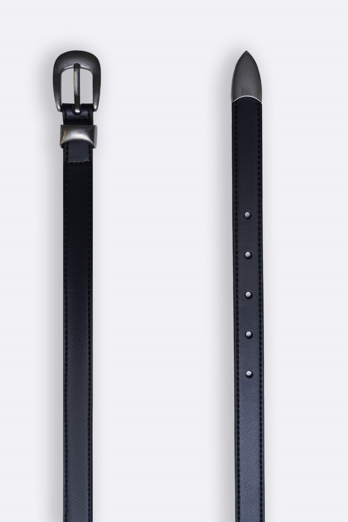 BLACK RODEO LEATHER BELT