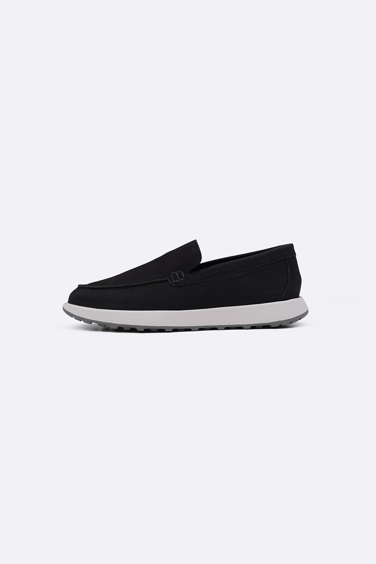 NAVY AIR LEATHER LOAFERS