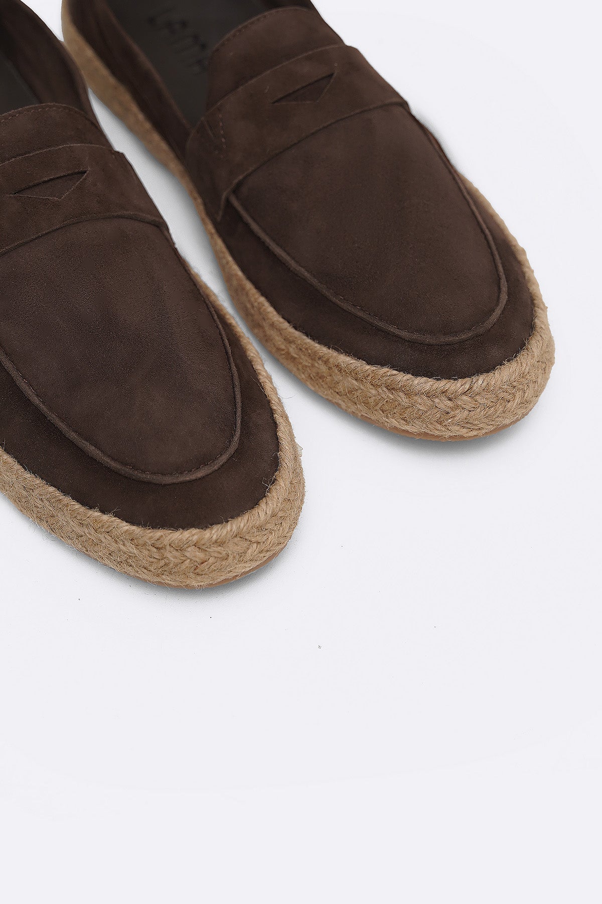 DARK BROWN SUEDE ESPADRILLES