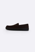 DARK BROWN SUEDE LOAFERS