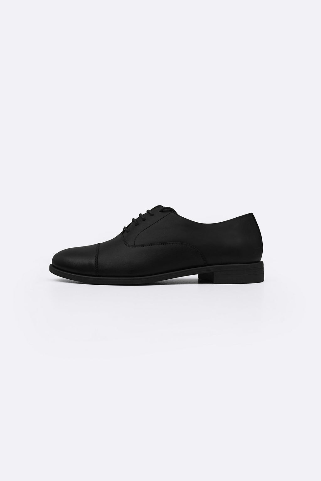 BLACK SMART LEATHER DRESS OXFORD