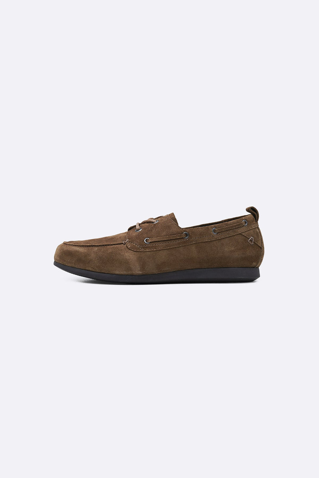 BROWN SUEDE BOAT SHOES