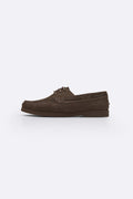 BEIGE SOFT SUEDE BOAT SHOES