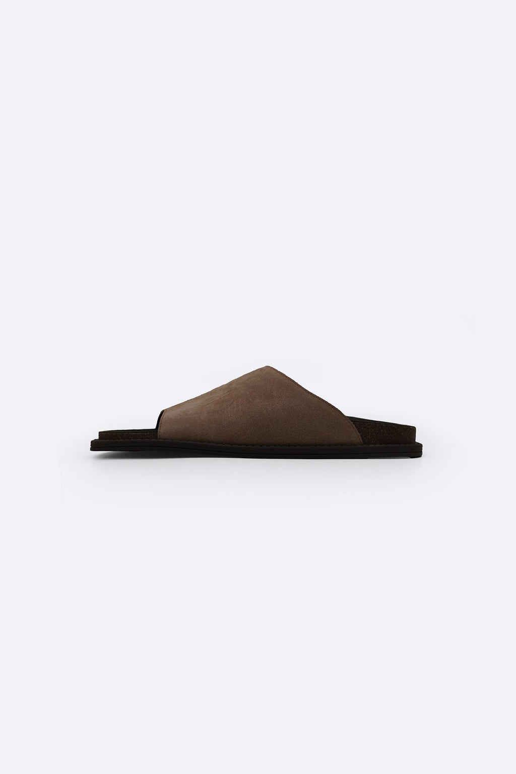 TAUPE EVERYDAY LEATHER SLIDES