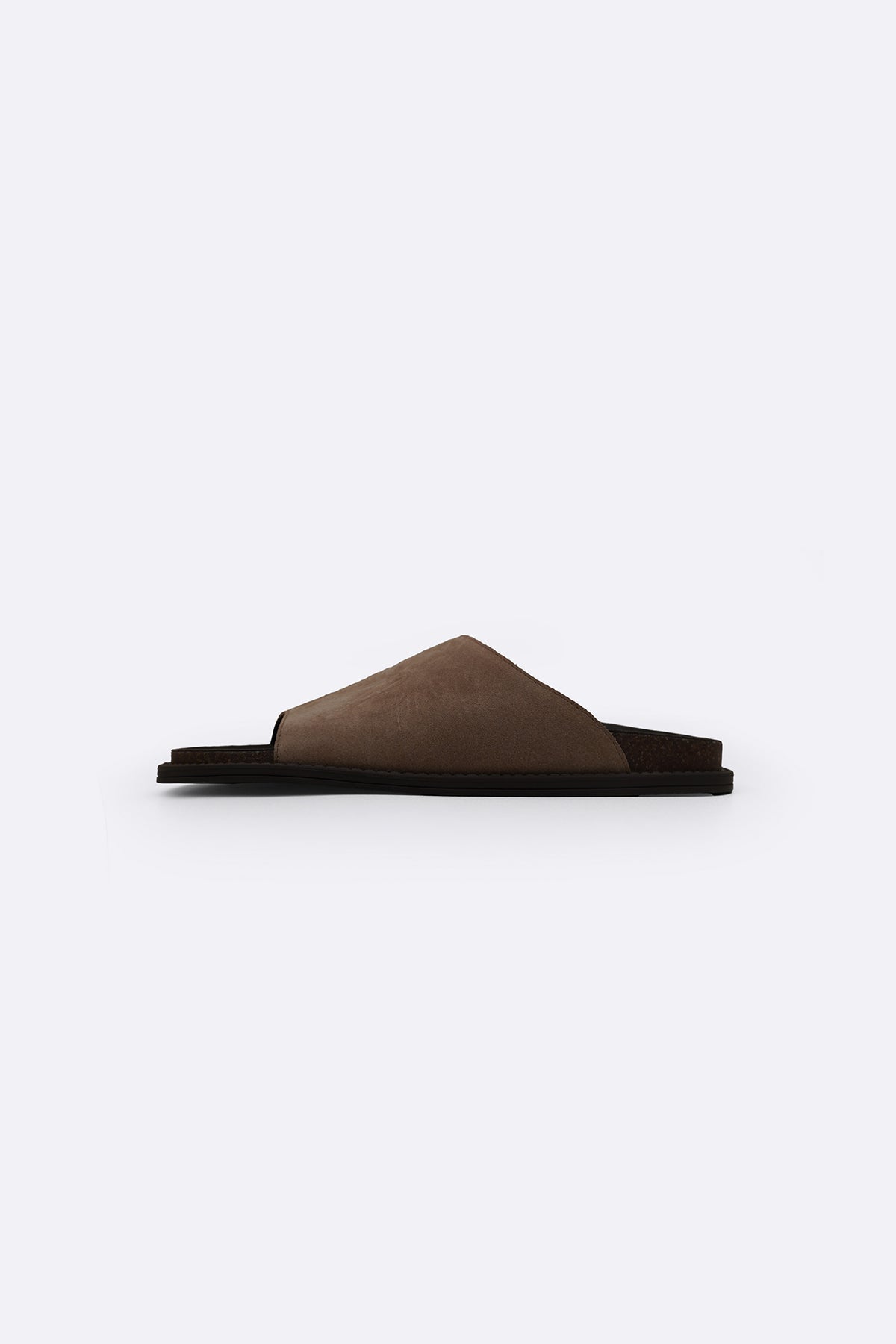 TAUPE EVERYDAY LEATHER SLIDES
