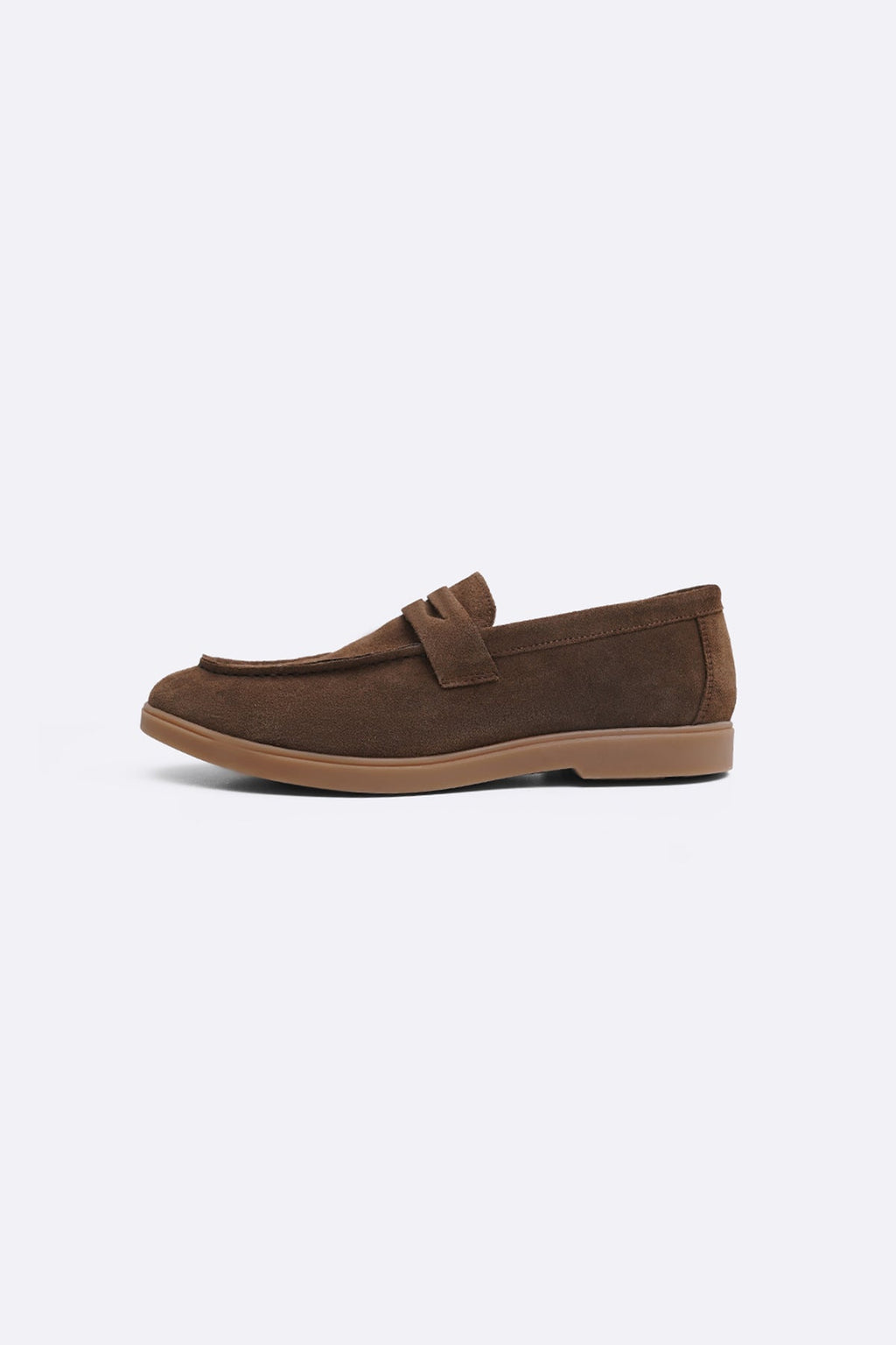 DARK BROWN SUEDE LEATHER LOAFERS