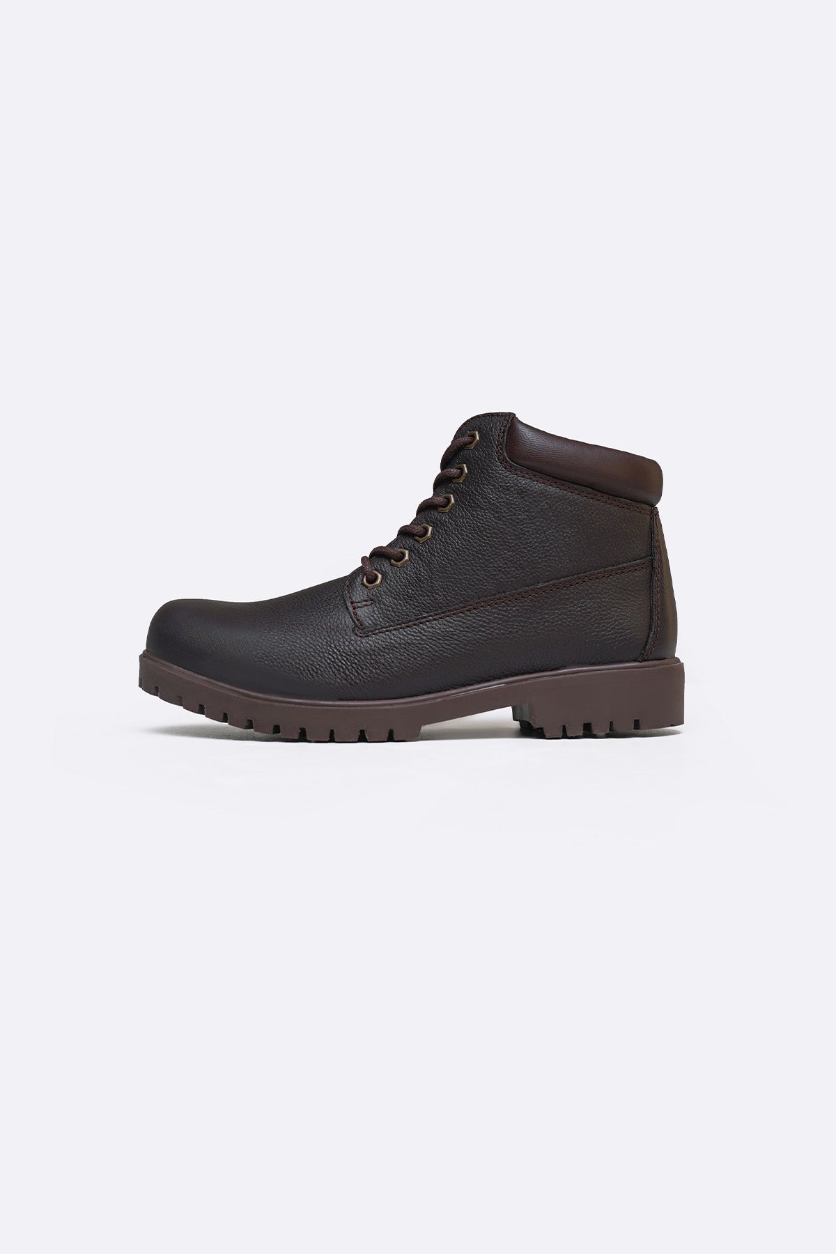 BROWN TITAN LEATHER BOOT
