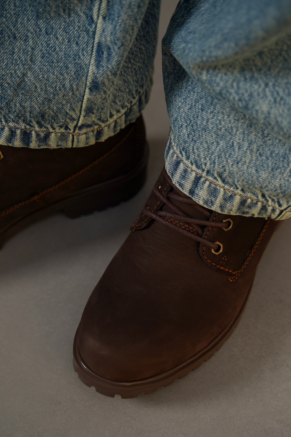 DARK BROWN TITAN LEATHER BOOT