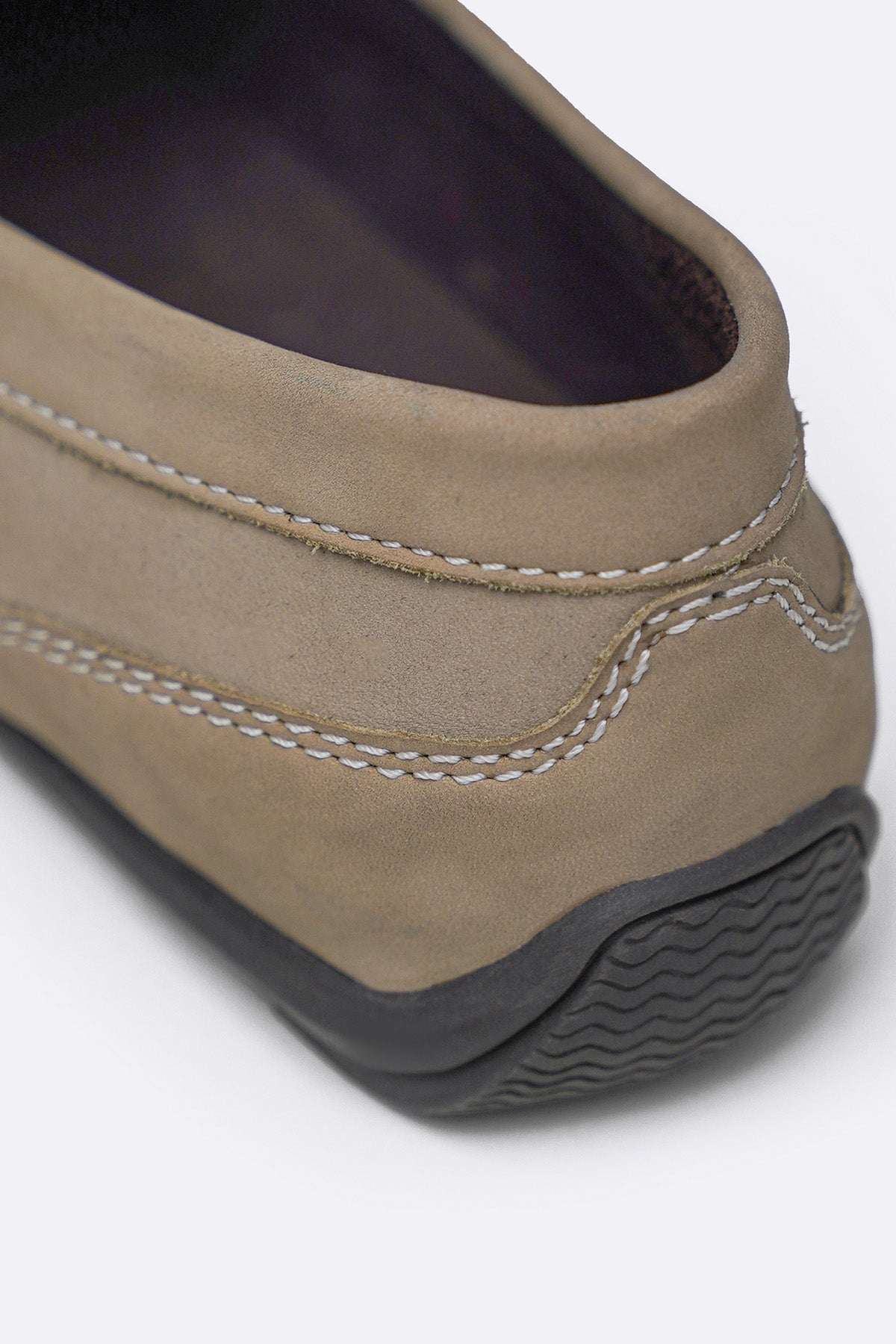 SAND COMFORT REAL LEATHER MOCCASIN