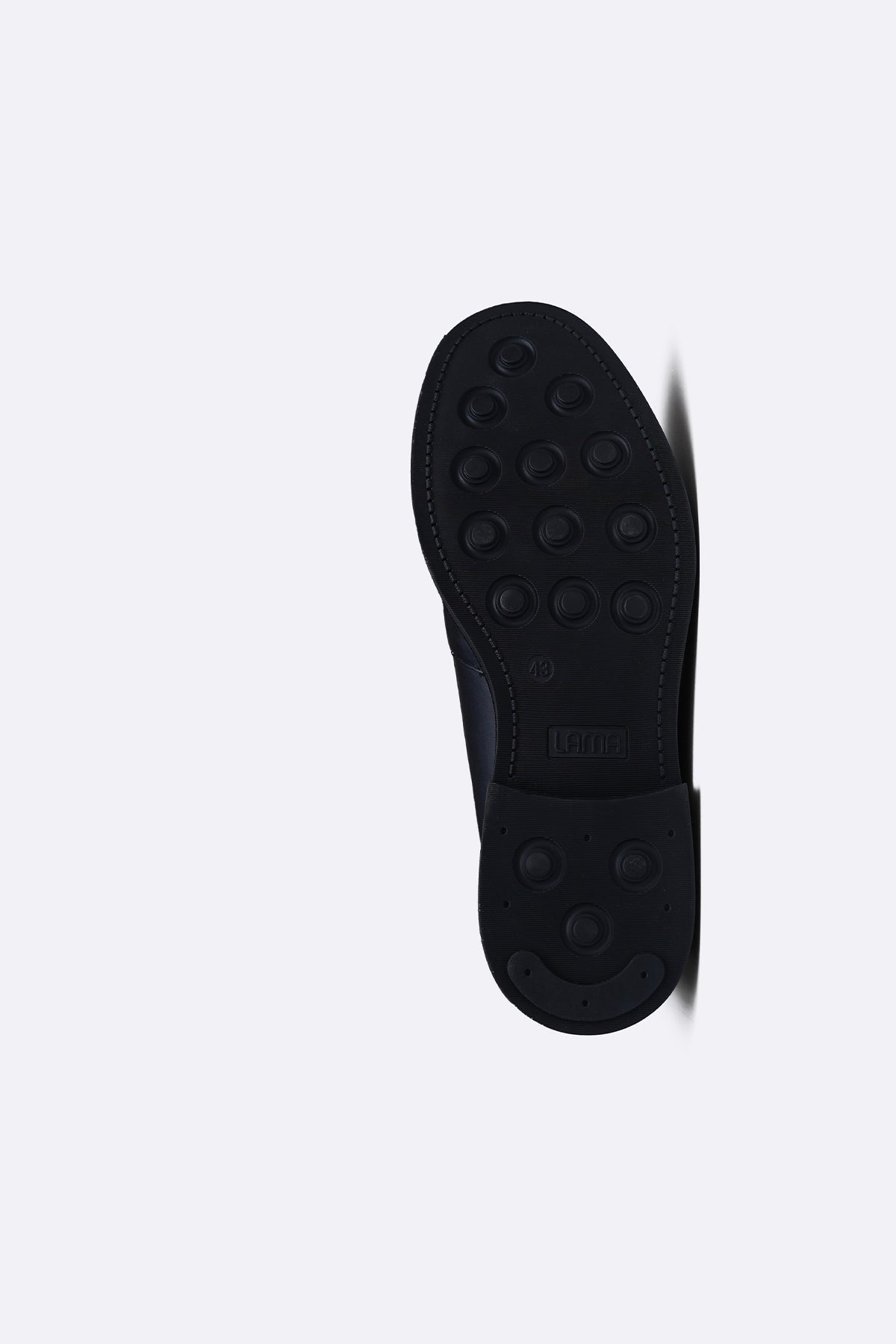 BLACK CLASSIC LEATHER DERBI SHOES
