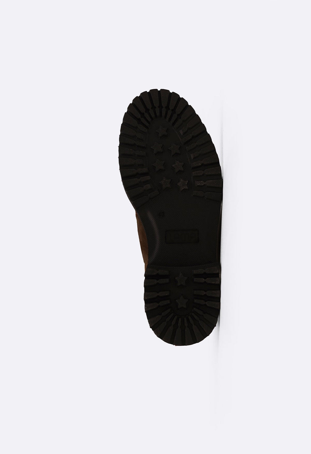 DARK BROWN LEATHER MOC-TOE SHOES